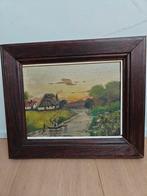 Klein olie schilderij, Ophalen