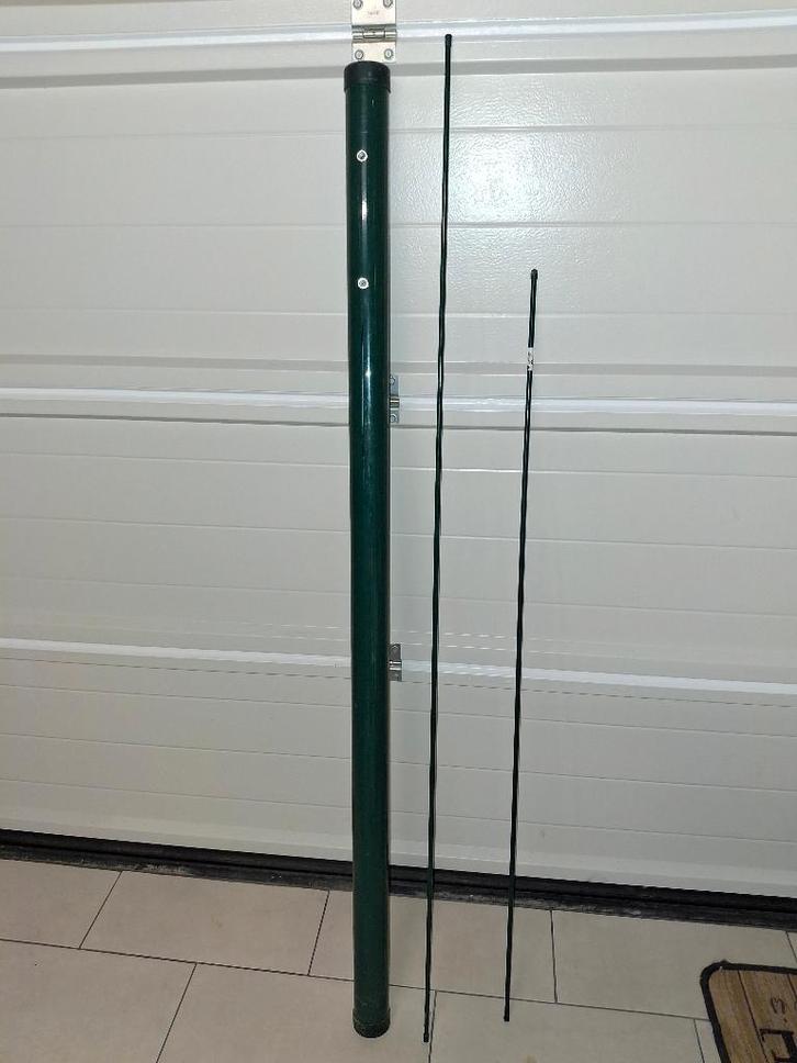 Divers objets pour clôture en fils vert, Tuin en Terras, Tuinhekken en Hekwerk, Nieuw, Enkelstaafmat hekwerk, Ophalen