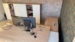 L-Bureau met ladeblok inclusief 3 kasten, Ophalen, Zo goed als nieuw, Bureau
