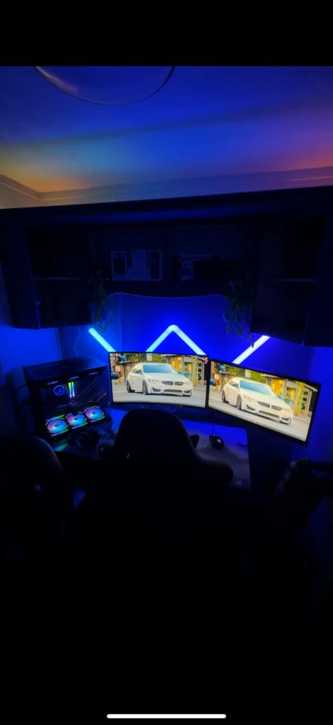 Volledige gaming setup, Computers en Software, Desktop Pc's, Zo goed als nieuw, Gaming, Ophalen