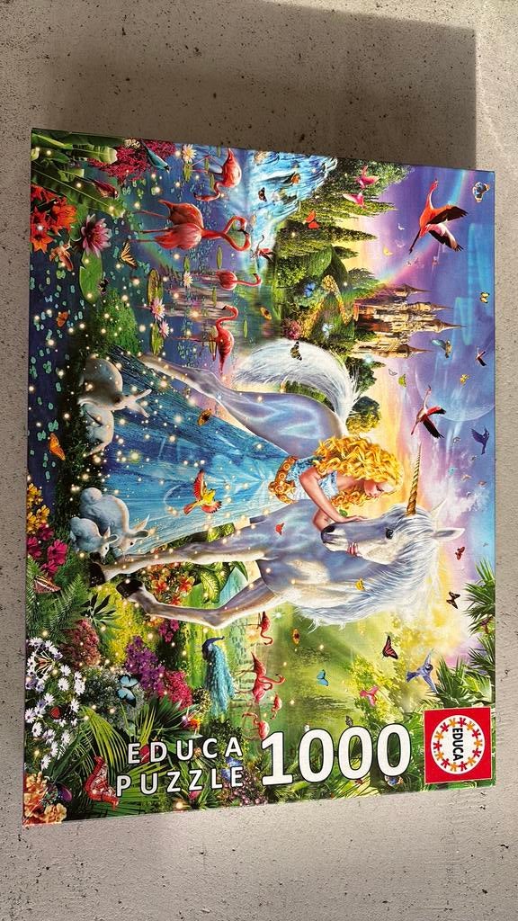 Puzzel 1000 stukjes fairy tale eenhoorn, Hobby & Loisirs créatifs, Bricolage, Enlèvement, Comme neuf