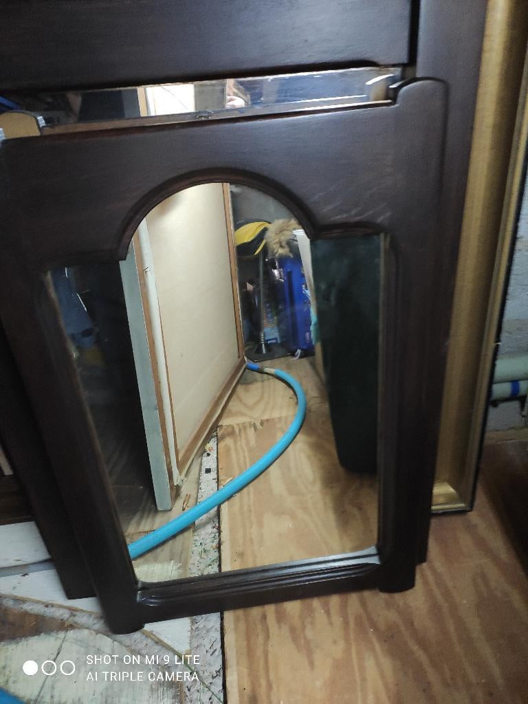 grote spiegel vintage, Antiek en Kunst, Ophalen