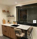 Houten jaloezieën, Ophalen, Nieuw, Zwart