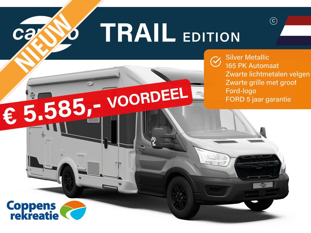Carado T449 Edition 26 TRAIL automaat, Automaat, Koelkast, Ringverwarming, Luifel