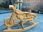 Houten schommelpaard / brommer, Ophalen, Zo goed als nieuw