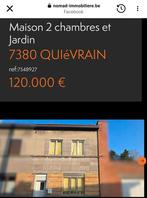 Maison 2 chambres Quiévrain 7380, Immo, Maisons à vendre