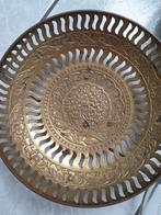 Messing Schaal Kom Pauw Bloem Snoep, Ophalen