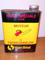 Vintage olieblik kettingzaag, Verzamelen, Blikken, Ophalen of Verzenden