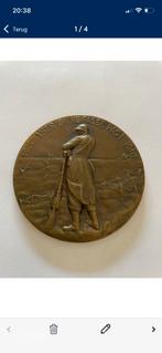 Ijzer Yser penning Van Houche G. soldat 4de chausseur à pied, Collections, Enlèvement ou Envoi