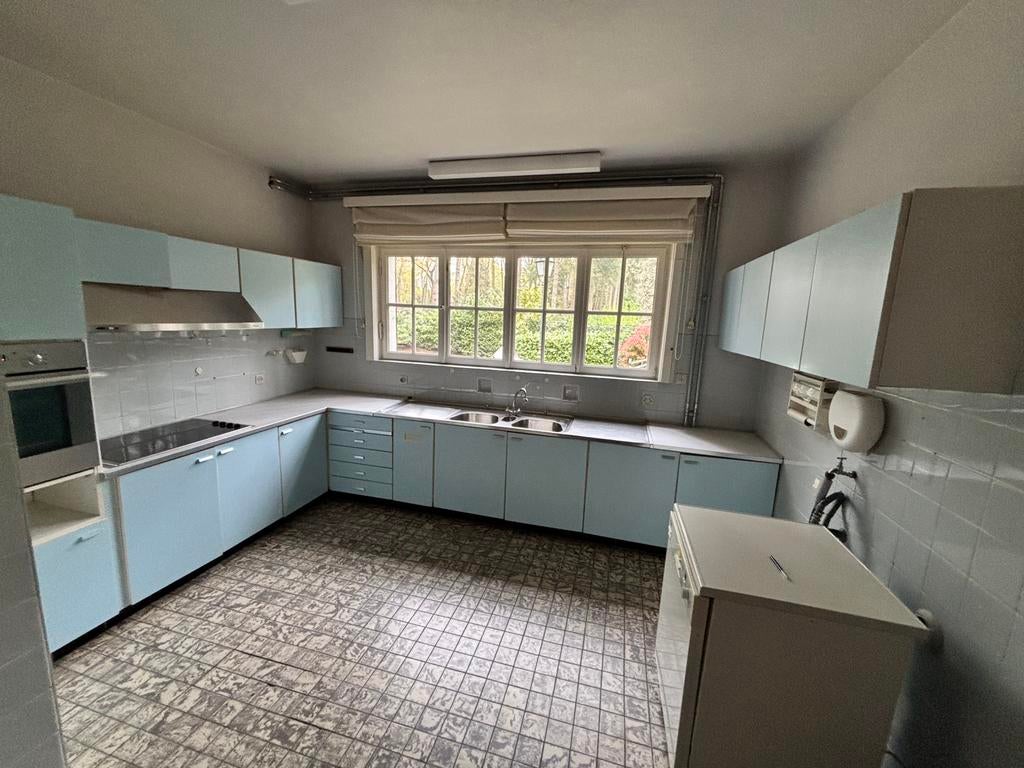 Gratis keuken, zelf uit te breken, Ophalen, Gebruikt, Blauw, Hoekkeuken