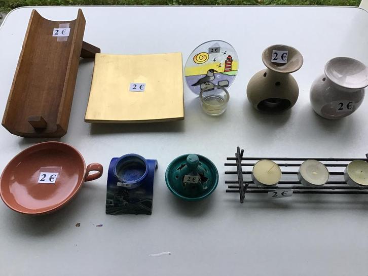 10 tal theelicht houders aan 2 euro, Huis en Inrichting, Woonaccessoires | Kandelaars en Kaarsen, Zo goed als nieuw, Ophalen of Verzenden