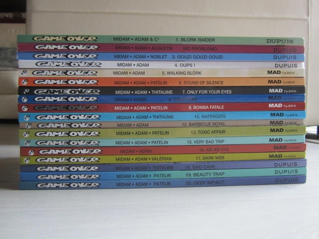 Game Over - 4,50Eur / pièce., Livres, Plusieurs BD, Enlèvement ou Envoi, Comme neuf, Midam