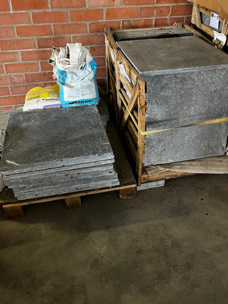 Vietnamese blauwe steen, Tuin en Terras, Ophalen, Overige typen, Nieuw, Natuursteen