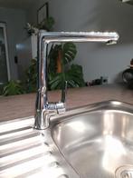 Spoelbak keuken + mengkraan rvs, Huis en Inrichting, Ophalen