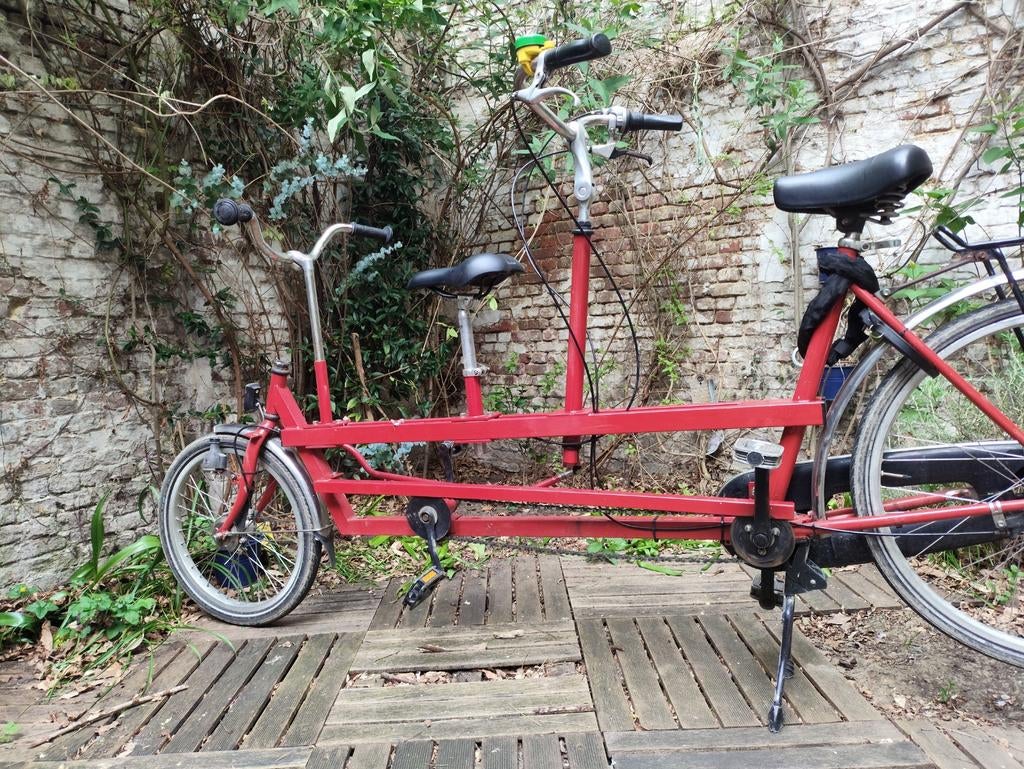 Ouder-kind-tandem * onderwaterfiets * tandem * tandem kind, Fietsen en Brommers, Ophalen, Gebruikt, Minder dan 10 versnellingen