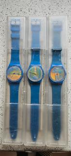 Collection Swatch Jean Michel Felon., Bijoux, Sacs & Beauté, Enlèvement, Neuf, Bleu