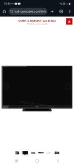 TV LCD sharp 60 pouce, Audio, Tv en Foto, Televisies, Ophalen, LCD, Sharp