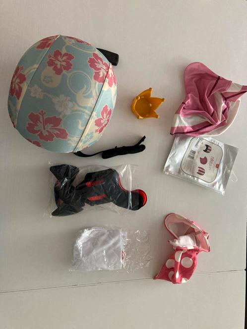 Egg helm met 3 skins en toebehoren, Fietsen en Brommers, Fietsaccessoires | Fietshelmen, Gebruikt, Jongen of Meisje, M, Ophalen of Verzenden