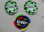 Lot de 3 autocollants publicitaires vintages Lotto, Ophalen of Verzenden