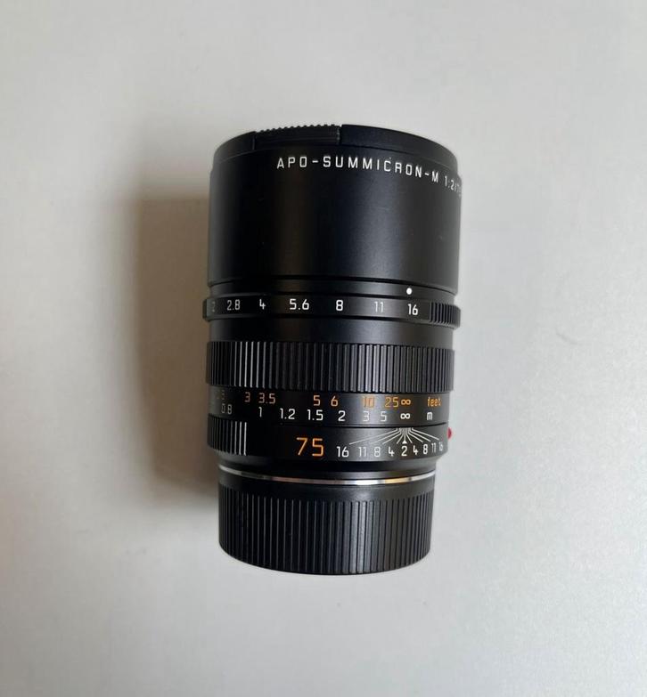 Nieuwstaat Leica APO Summicron 75mm 2.0 ASPH Lens 75 mm, Audio, Tv en Foto, Foto | Lenzen en Objectieven, Zo goed als nieuw, Ophalen of Verzenden