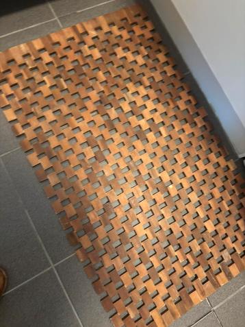 Set van 2 acacia badmatten  beschikbaar voor biedingen
