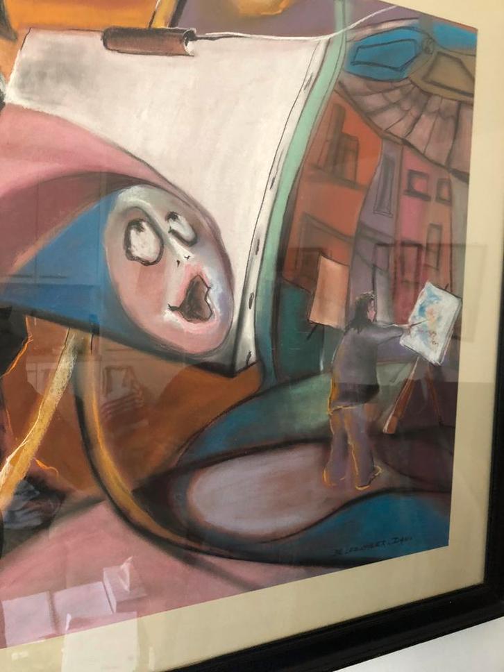 Spel zonder grenzen, Antiek en Kunst, Kunst | Schilderijen | Modern, Ophalen