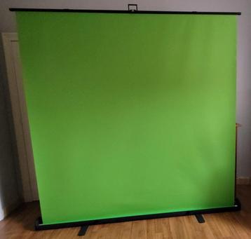 Greenscreen oprolbaar groot formaat beschikbaar voor biedingen