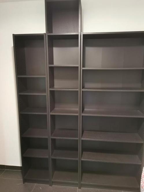 Ikea billy noires, Huis en Inrichting, Woonaccessoires | Wandplanken en Boekenplanken, Ophalen