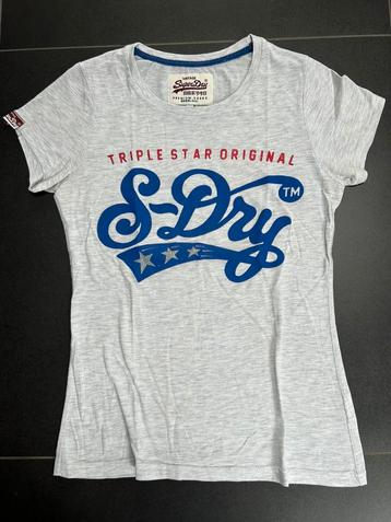 Superdry T-shirt - grijs | Maat S | Topstaat beschikbaar voor biedingen