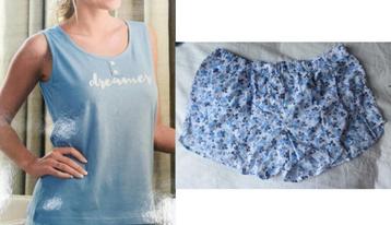 Zomerpyjama - shortama: boxershort + topje beschikbaar voor biedingen