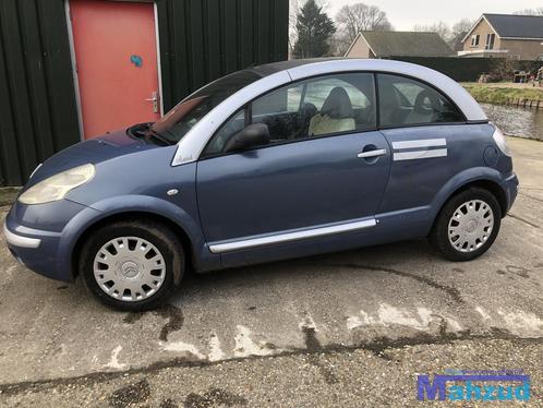2006 CITROEN C3 PLURIEL linker deur portier licht blauw, Auto-onderdelen, Carrosserie, Deur, Citroën, Gebruikt