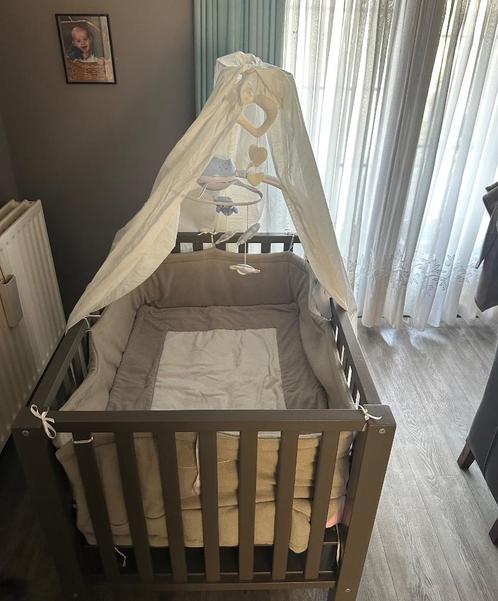 Babypark + toebehoren, Kinderen en Baby's, Babyparken, Gebruikt, Rechthoekig, In hoogte verstelbaar, Boxkleed, Lade, Ophalen of Verzenden