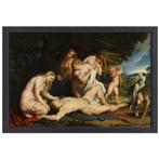 De dood van Adonis - Peter Paul Rubens canvas + baklijst 70x, Huis en Inrichting, Woonaccessoires | Schilderijen, Tekeningen en Foto's