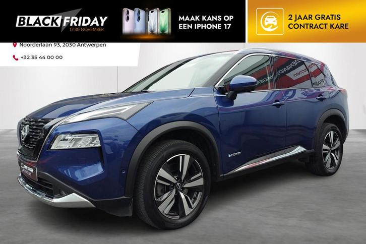 Nissan X-TRAIL e-POWER 2WD Tekna + Pano - incl 2 jaar KARE, Auto's, Nissan, Te koop, X-Trail, 360° camera, Alarm, Bluetooth, Centrale vergrendeling