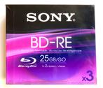 SONY Blu-Ray reinscriptible BD-RE Jewel Case, x3, Ophalen, Blu-ray