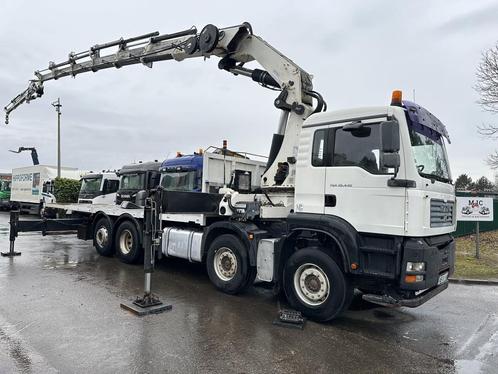 MAN TGA 35.430 8x2 + CRANE HIAB 700 E-6 + JIB 165X-3 - RETAR, Auto's, Vrachtwagens, Bedrijf, ABS, Elektrische ramen, Trekhaak