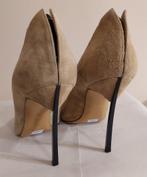 285C* Casadei Blade - sexy schoenen beige leer (38,5), Gedragen, Beige, Casadei, Schoenen met hoge hakken