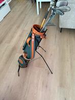 Vintage golftas met clubs, Sport en Fitness, Golf, Ophalen, Gebruikt, Set, Callaway