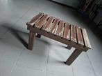 klein houten tafeltje voor binnen of buiten, Huis en Inrichting, Tafels | Bijzettafels, Ophalen, Minder dan 45 cm, Gebruikt, 55 tot 75 cm