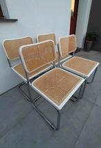 Fauteuils Cesca blanches inspirées du modèle B32 de Marcel B, Maison & Meubles, Chaises, Cesca volgens model B32 van Marcel Nreuer