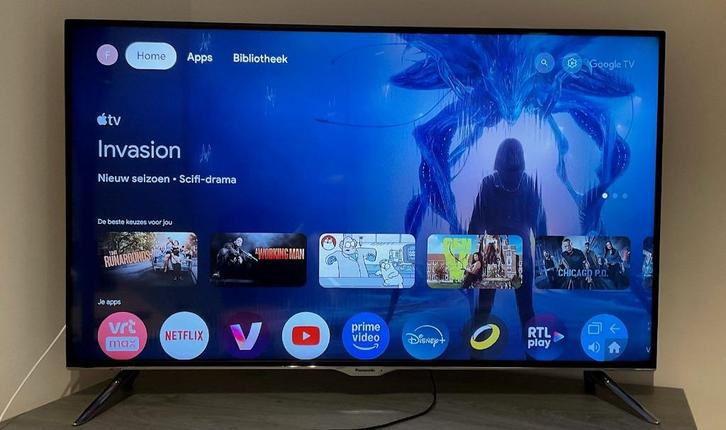 Tv 48 inch inclusief Chromecast 4K en muurbeugel, Audio, Tv en Foto, Televisies, Zo goed als nieuw, LCD, 100 cm of meer, 4k (UHD)