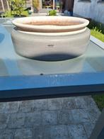 Grijze bloempot, Tuin en Terras, Ophalen, Zo goed als nieuw