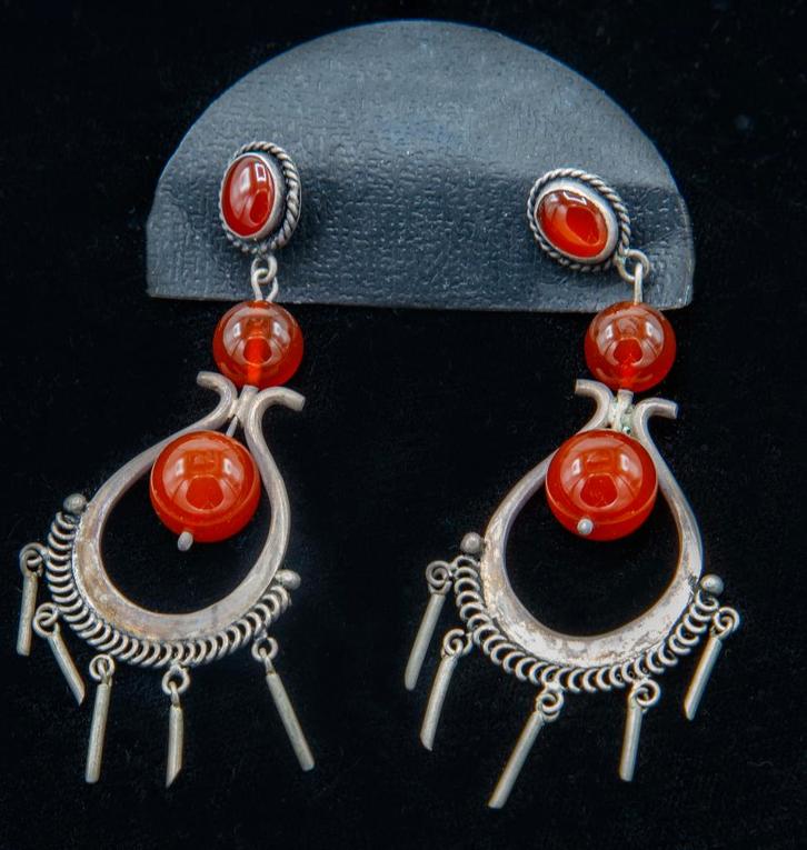 boucles d'oreilles en argent— fabriquées à la main à Bali, Bijoux, Sacs & Beauté, Boucles d'oreilles, Comme neuf, Pendantes, Argent