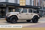 Jeep Wrangler UNLIMITED 4XE 380 RUBICON elek. dak (bj 2022), Auto's, Jeep, Automaat, Euro 6, 4 cilinders, Beige