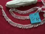 Kant katoen wit 3 cm breed K-55, nog 9,20 mtr. Voor 5,00, Bijoux, Sacs & Beauté, Colliers, Enlèvement ou Envoi, Neuf, Blanc