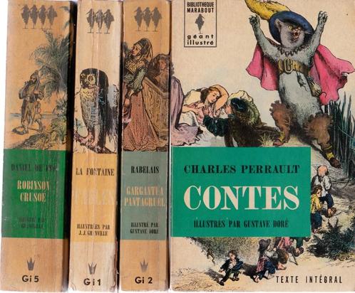 Marabout Géant Illustré - 4 volumes à 4,00 € / pièce, Boeken, Sprookjes en Fabels, Zo goed als nieuw, Ophalen of Verzenden