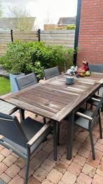 Table et chaises jardin, Jardin & Terrasse, Ensembles de jardin, Comme neuf, 6 places