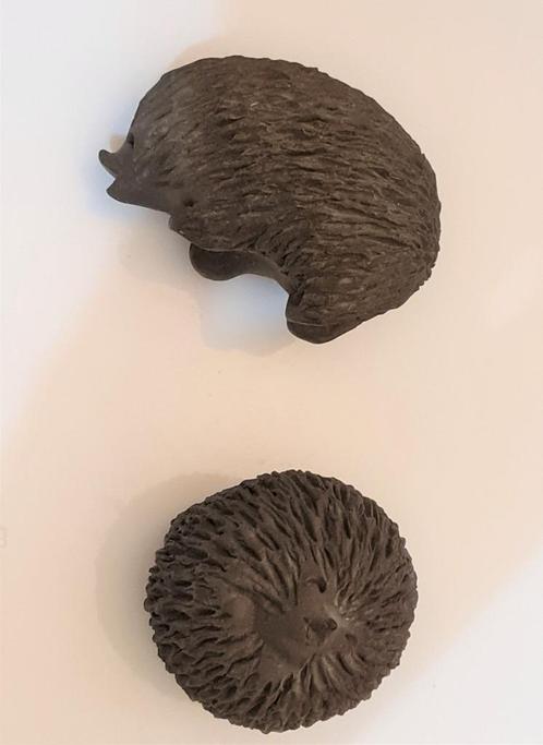 Ellen Karlsen Denmark Design egeltjes duo Scandinavisch, Antiek en Kunst, Kunst | Designobjecten, Ophalen of Verzenden