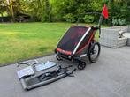 Thule Chariot Cross 2 +Infant Sling +regenhoes +zonnescherm, Ophalen, Zo goed als nieuw, Thule, Opvouwbaar