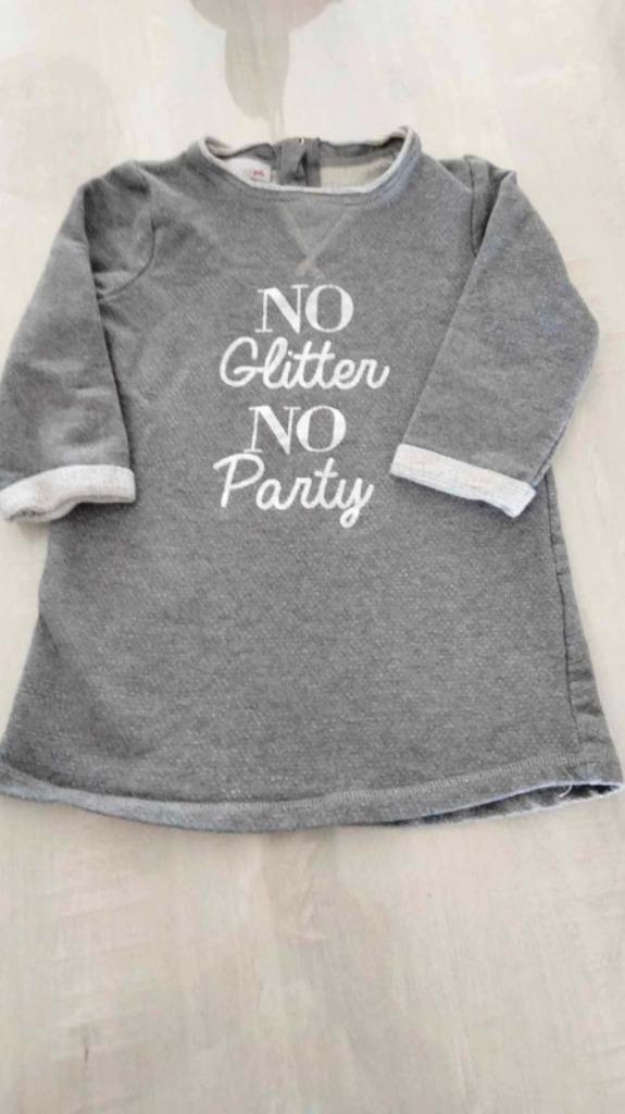 Jurk grijs Bel & Bo maat 110, Kinderen en Baby's, Kinderkleding | Maat 110, Zo goed als nieuw, Meisje, Jurk of Rok, Ophalen of Verzenden